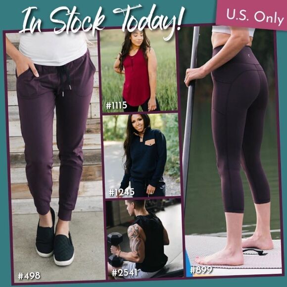 Zyia!! Wine Brilliant High Rise Capri! Like new! Size 12 - Picture 6 of 8